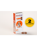 Bravecto kleine hond 4,5-10kg,  1x1tablet of 2 tabletten per verpakking