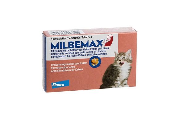 Milbemax kleine kat/kitten 4 tabletten