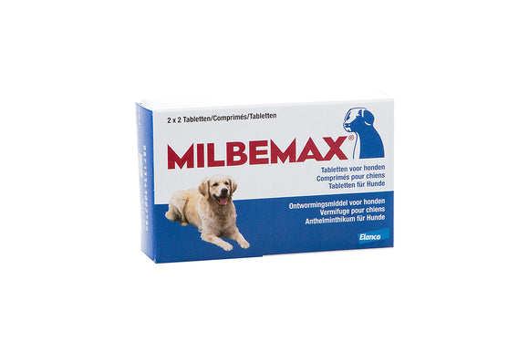 Milbemax hond 2x2 tabl.
